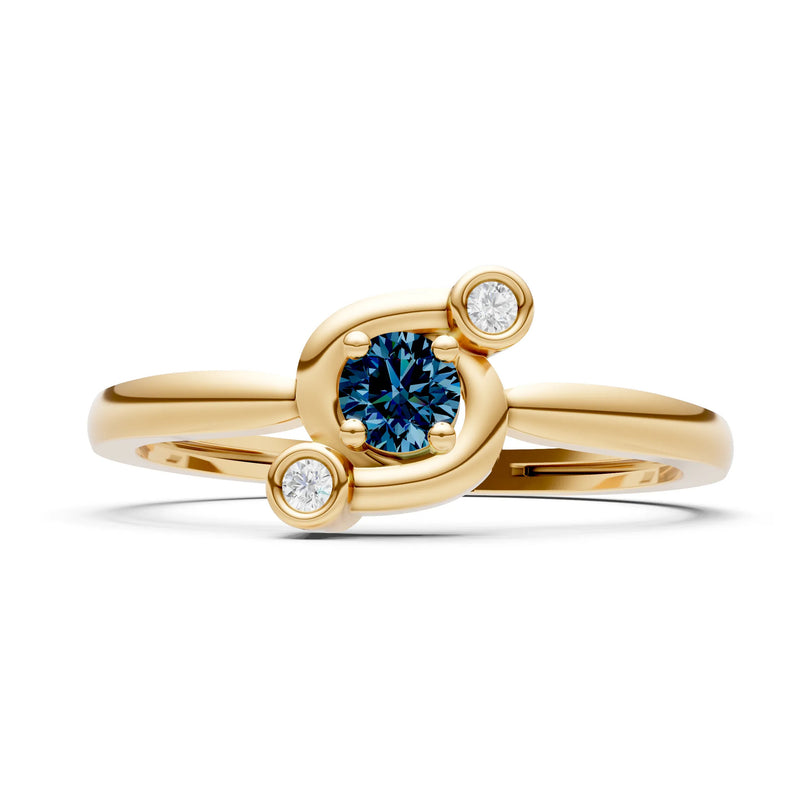 Trinity Harmony Three-Stone Stacking Ring