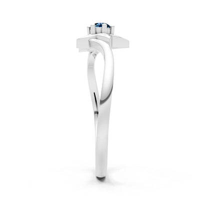 Alexandrite Stellar Radiance Dainty Solitaire Ring
