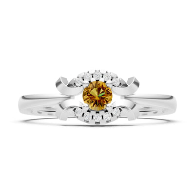 Luna Halo Dainty Cluster Ring