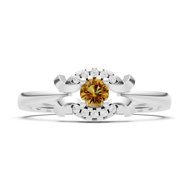 Luna Halo Dainty Cluster Ring
