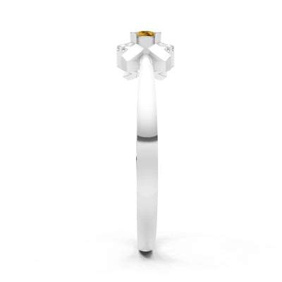 Luna Halo Dainty Cluster Ring
