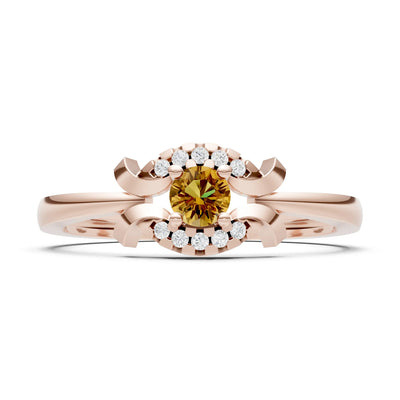 Luna Halo Dainty Cluster Ring