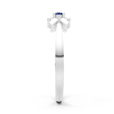 Luna Halo Dainty Cluster Ring