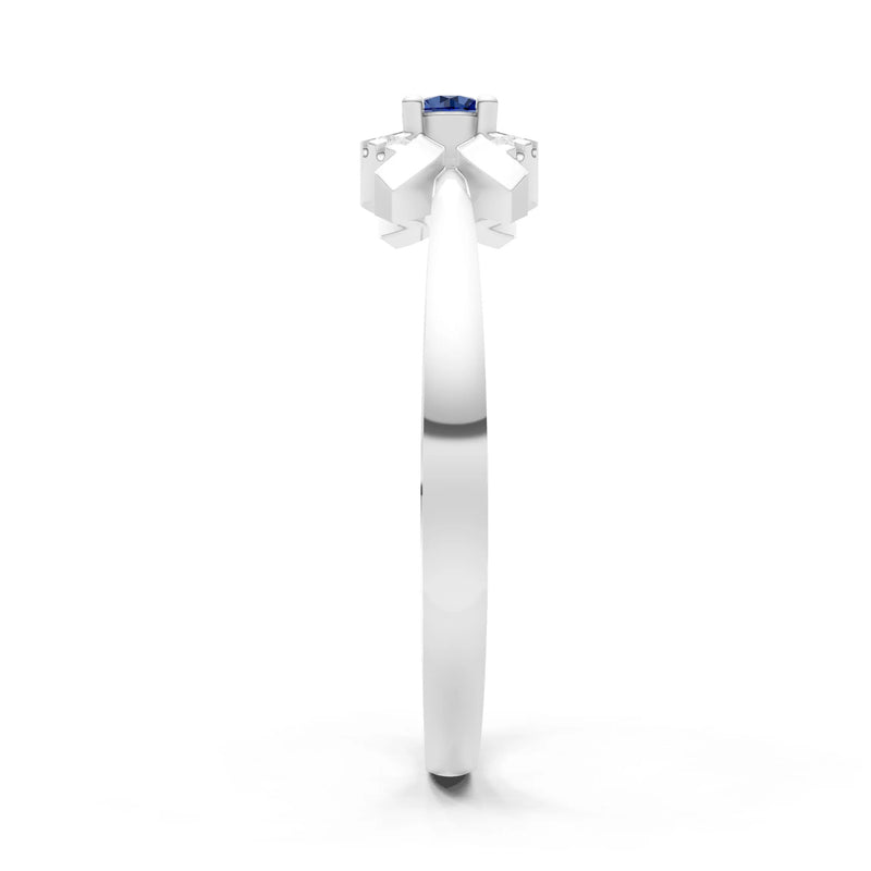 Luna Halo Dainty Cluster Ring