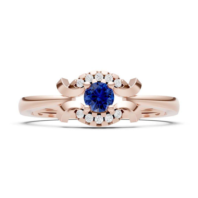 Luna Halo Dainty Cluster Ring