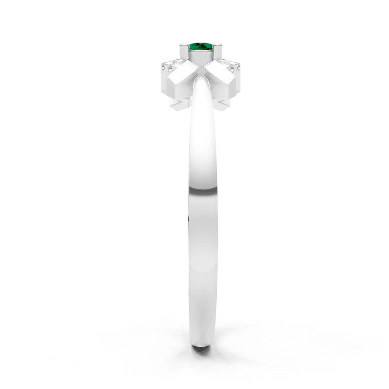Luna Halo Dainty Cluster Ring