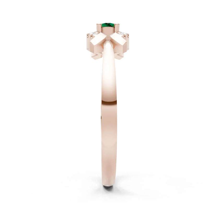 Luna Halo Dainty Cluster Ring