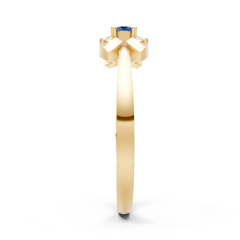 Luna Halo Dainty Cluster Ring