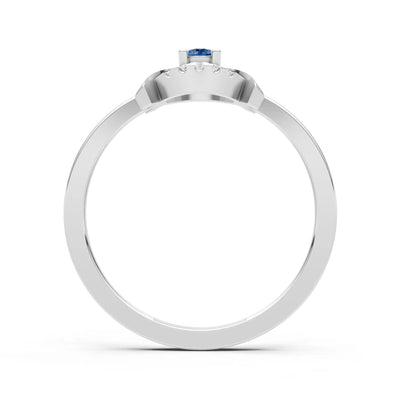 Luna Halo Dainty Cluster Ring