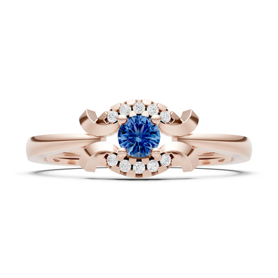 Luna Halo Dainty Cluster Ring