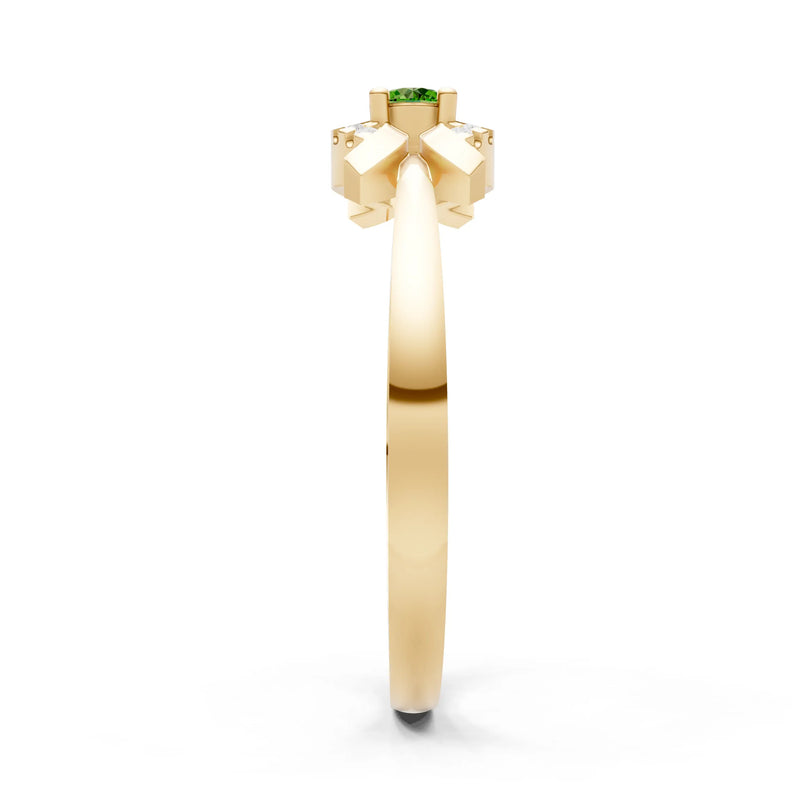 Luna Halo Dainty Cluster Ring