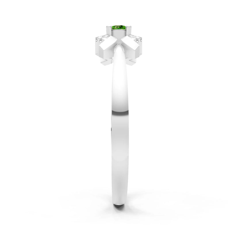 Luna Halo Dainty Cluster Ring