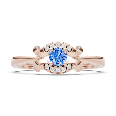 Luna Halo Dainty Cluster Ring