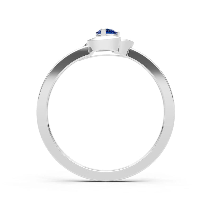 Amora Heart Tiny Solitaire Ring