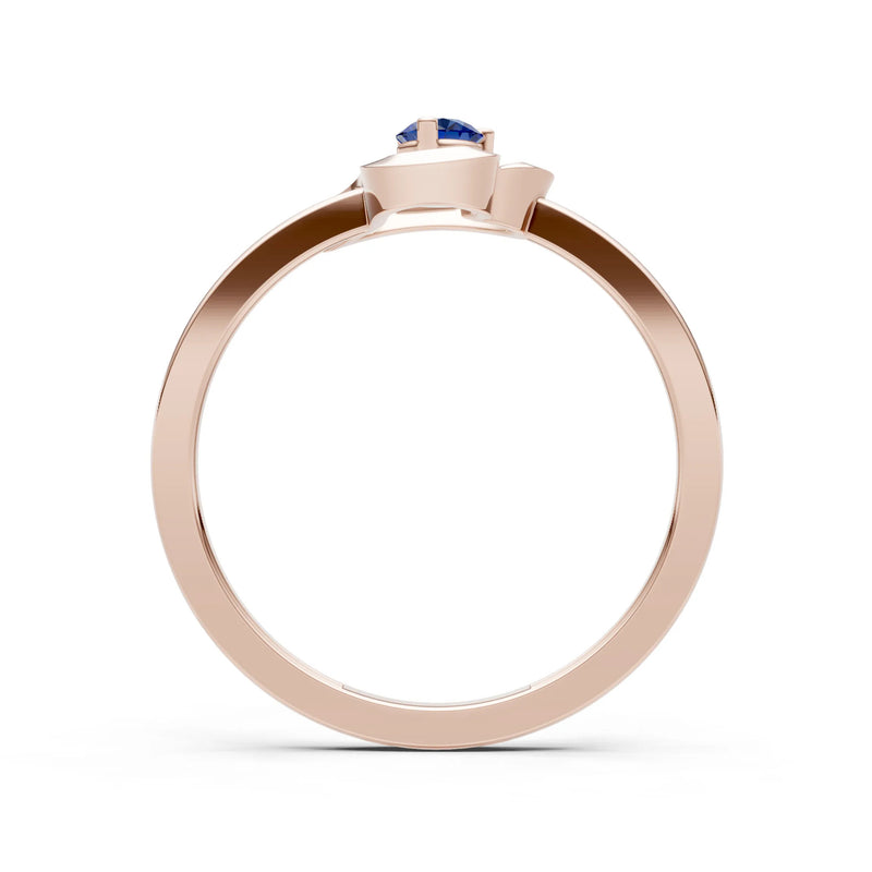 Amora Heart Tiny Solitaire Ring