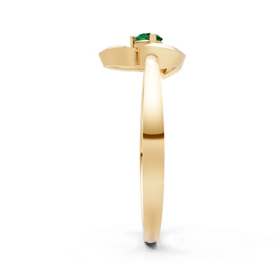 Amora Heart Tiny Solitaire Ring