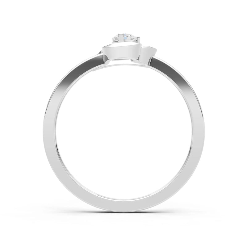 Diamond Amora Heart Tiny Solitaire Ring