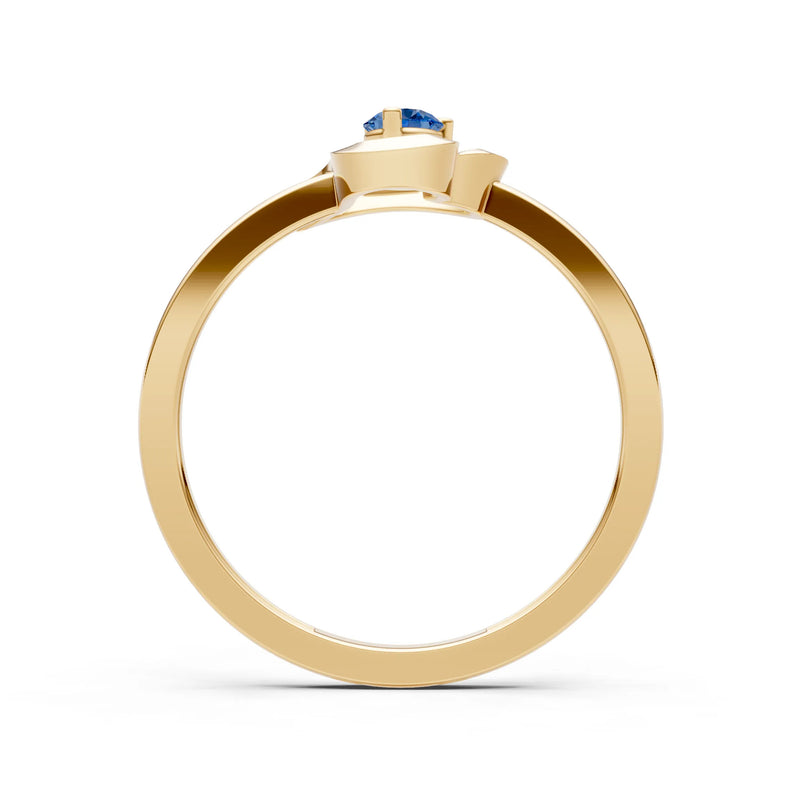 Amora Heart Tiny Solitaire Ring
