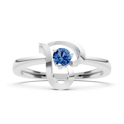 Amora Heart Tiny Solitaire Ring