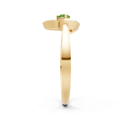 Amora Heart Tiny Solitaire Ring