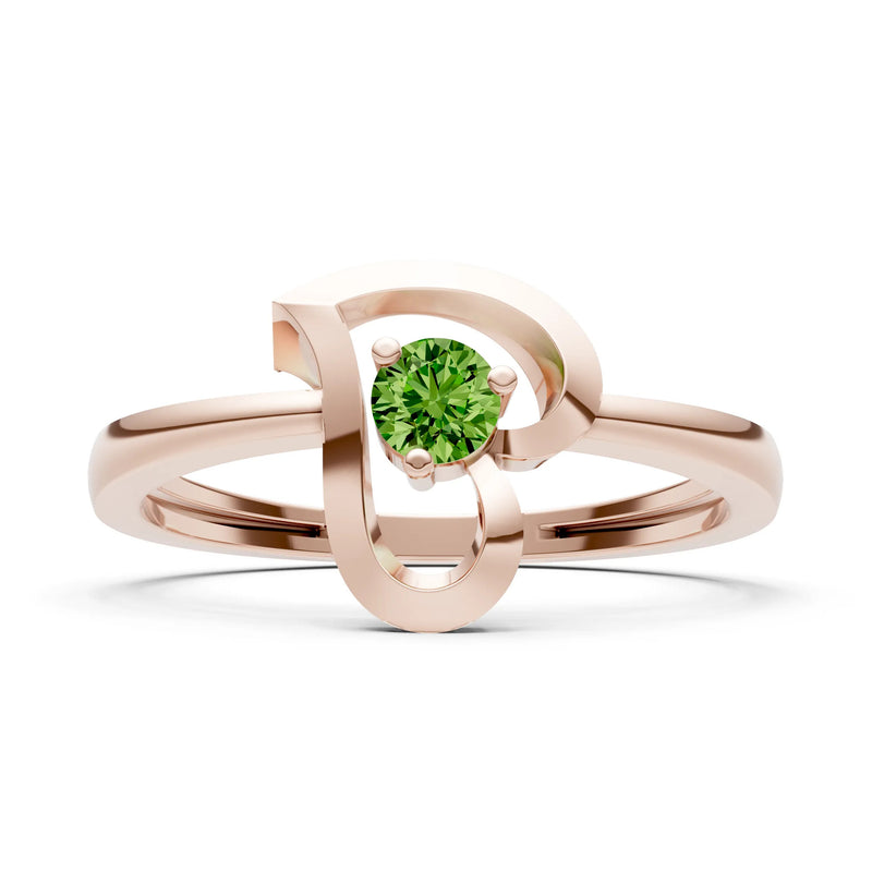 Amora Heart Tiny Solitaire Ring