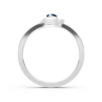 Amora Heart Tiny Solitaire Ring
