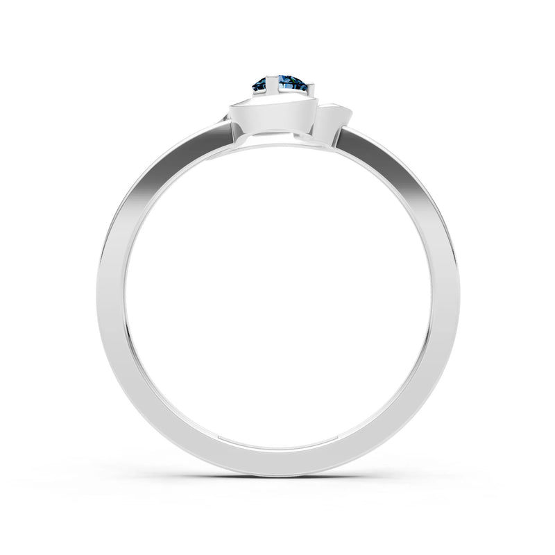 Amora Heart Tiny Solitaire Ring