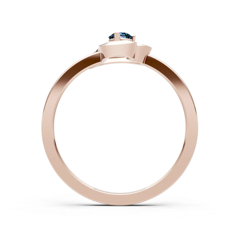 Amora Heart Tiny Solitaire Ring