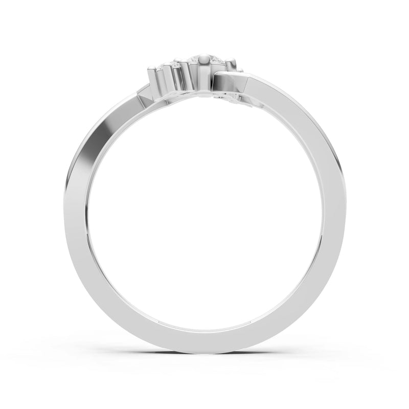 Diamond Dainty Geometric Multi-Stone Stacking Ring