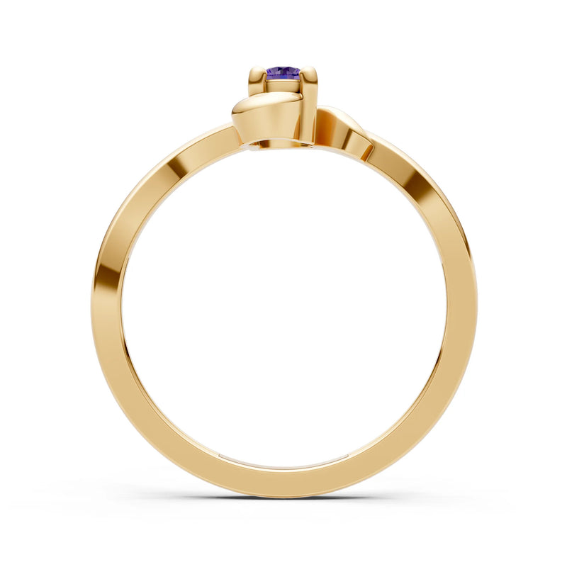 Dainty Minimal Twist Ring