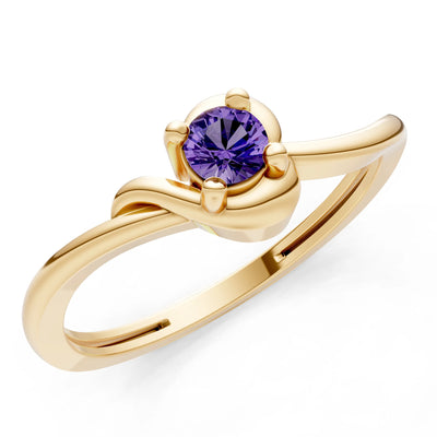 Dainty Minimal Twist Ring