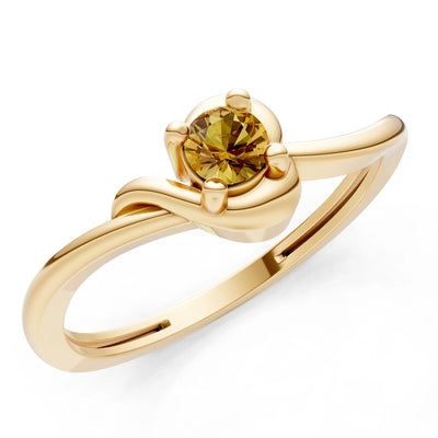 Dainty Minimal Twist Ring