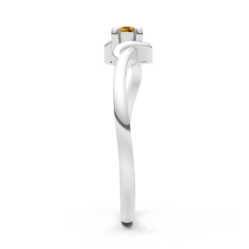 Dainty Minimal Twist Ring