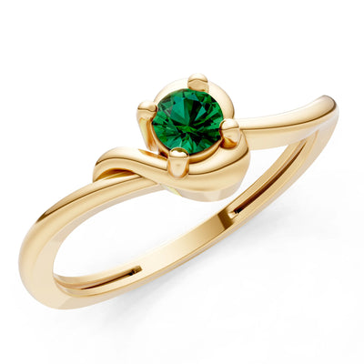 Dainty Minimal Twist Ring