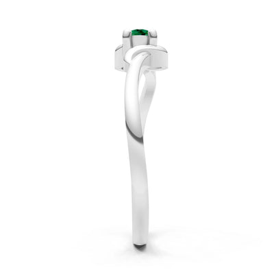 Dainty Minimal Twist Ring