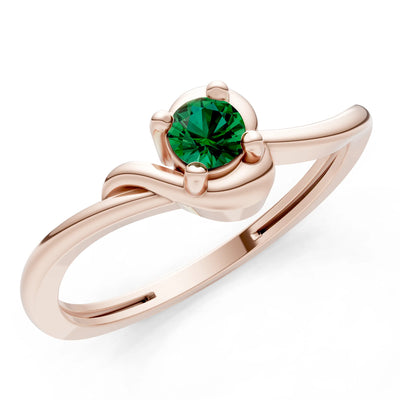 Dainty Minimal Twist Ring
