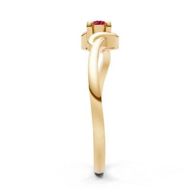 Dainty Minimal Twist Ring