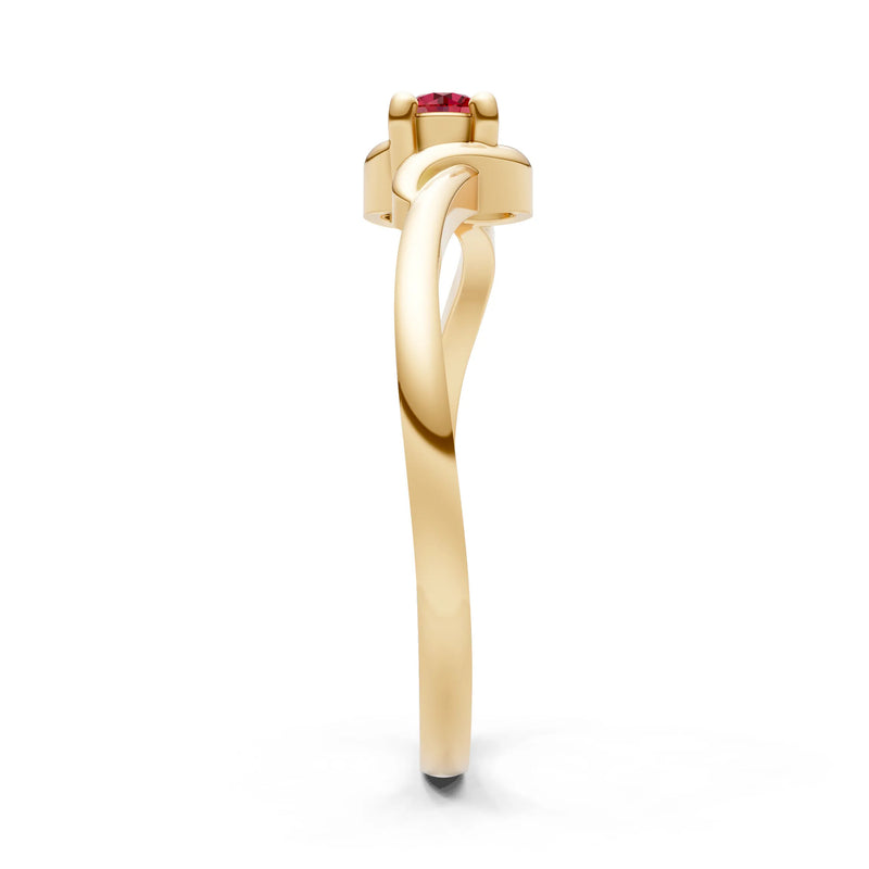 Dainty Minimal Twist Ring