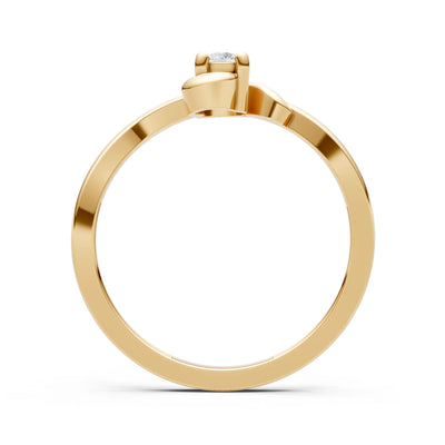 Dainty Minimal Twist Ring