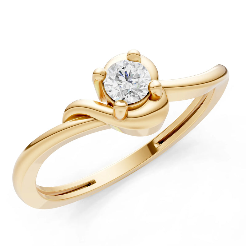 Dainty Minimal Twist Ring