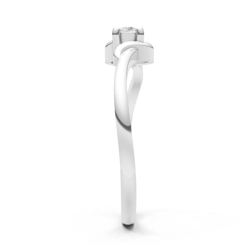 Dainty Minimal Twist Ring