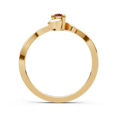Dainty Minimal Twist Ring