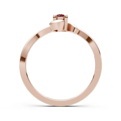 Dainty Minimal Twist Ring