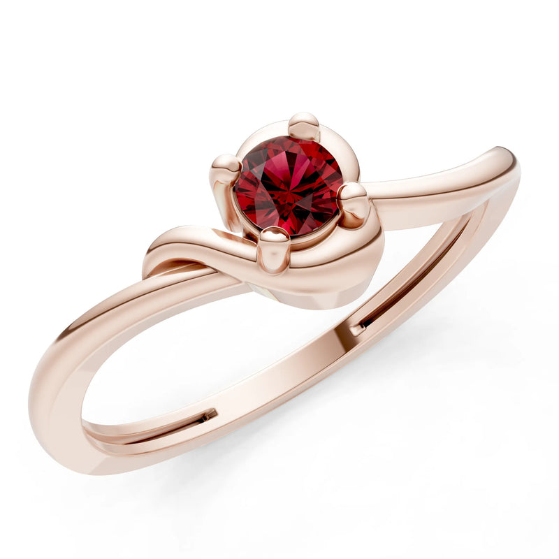 Dainty Minimal Twist Ring
