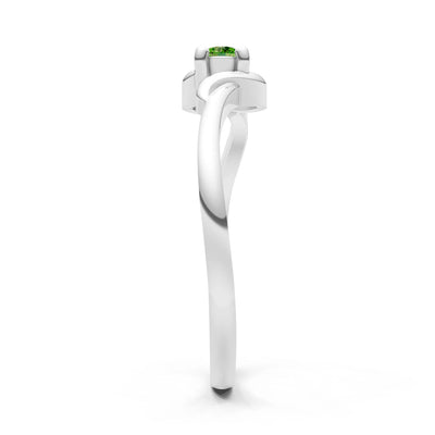 Dainty Minimal Twist Ring