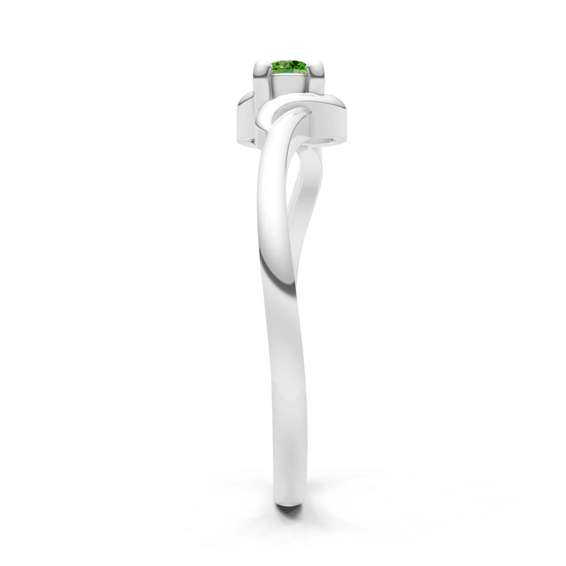 Dainty Minimal Twist Ring