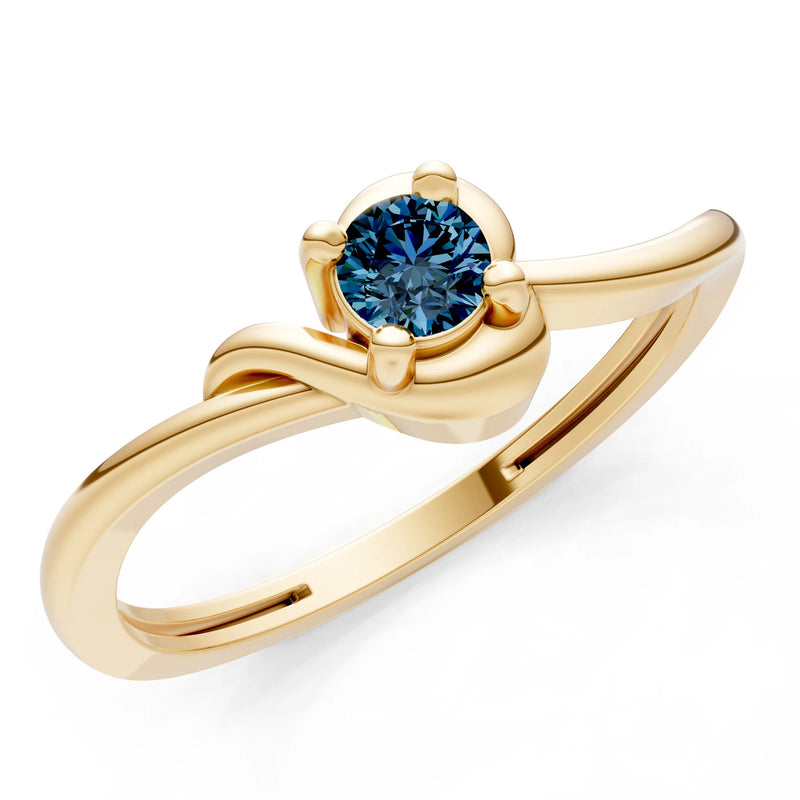 Dainty Minimal Twist Ring