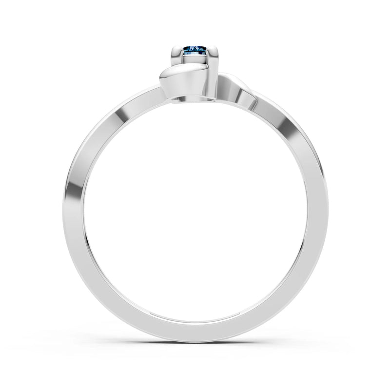 Dainty Minimal Twist Ring