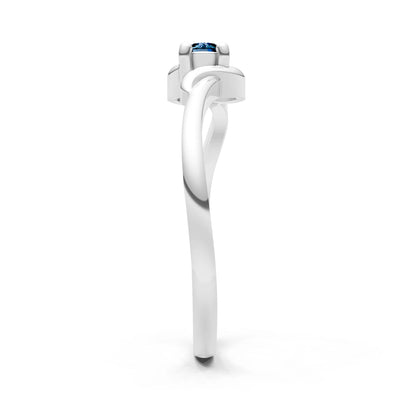 Dainty Minimal Twist Ring