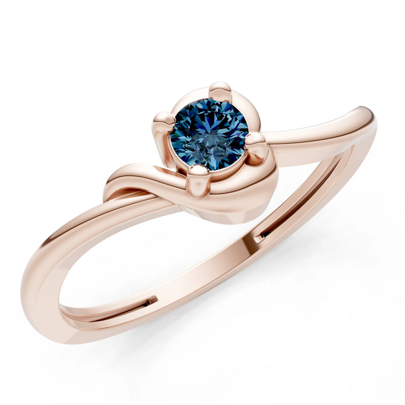 Dainty Minimal Twist Ring